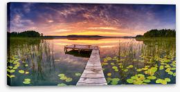 Jetty Stretched Canvas 284897483