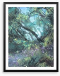 Lost to the mist Framed Art Print 285041249
