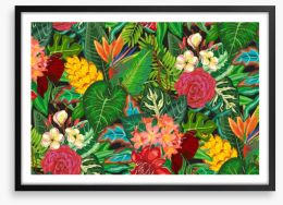Garden of paradise Framed Art Print 285276349