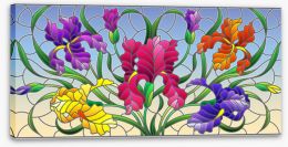 Stained Glass Stretched Canvas 285890473