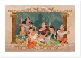 Indian Art Art Print 285892533