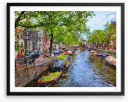 Amsterdam in mind Framed Art Print 287646120