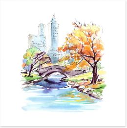Autumn Art Print 287831613