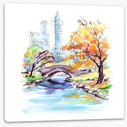 Autumn Stretched Canvas 287831613