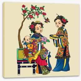 Chinese Art Stretched Canvas 288615974