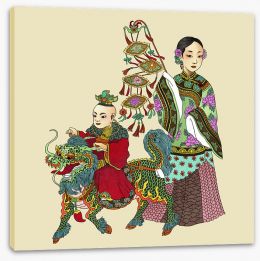 Chinese Art Stretched Canvas 288616334