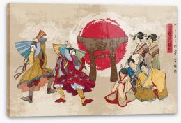 Japanese Art Stretched Canvas 291240425