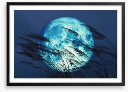Bluegrass moon Framed Art Print 291537332