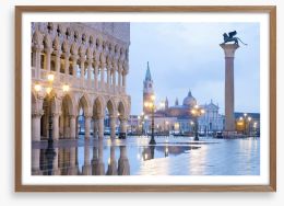 Dusk at Piazza San Marco Framed Art Print 29356390