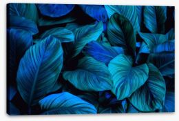 Leafy blues 2 Stretched Canvas 294567465