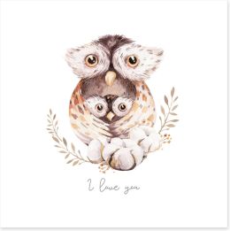 Owls Art Print 295290785