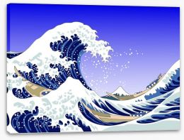 The great wave Stretched Canvas 29666971