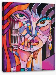 Cubism Stretched Canvas 296834390