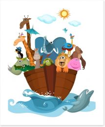 Animals on the ark Art Print 29840567