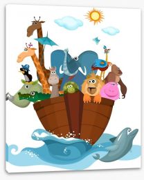 Animals on the ark Stretched Canvas 29840567