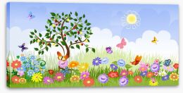 Fun Gardens Stretched Canvas 29903574