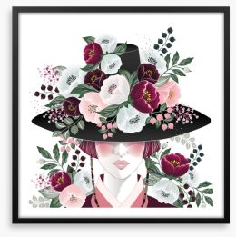 The flower girl 2 Framed Art Print 299683170