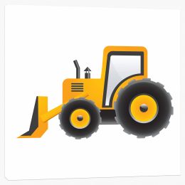 Little yellow digger Stretched Canvas 30003619