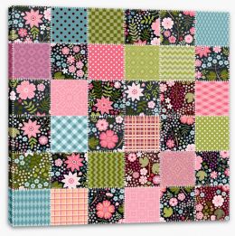 Patchwork Stretched Canvas 301096290