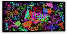 Graffiti Urban Stretched Canvas 302496224