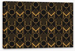 Art Deco Stretched Canvas 304011737