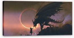 Dragons Stretched Canvas 305429700
