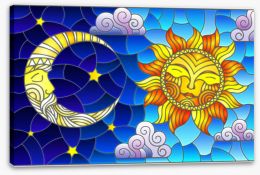 Stained Glass Stretched Canvas 306536810