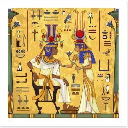 Egyptian Art Art Print 307715671