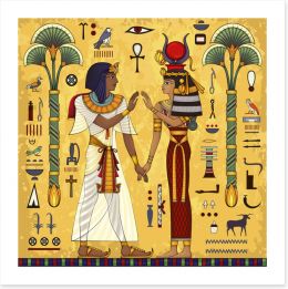 Egyptian Art Art Print 307716087