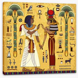 Egyptian Art Stretched Canvas 307716087