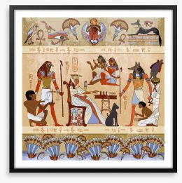 Nefertiti of the Nile Framed Art Print 309766969