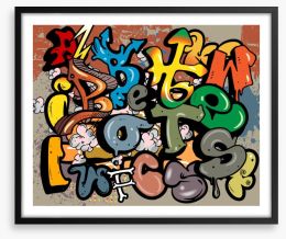 Graffiti/Urban Framed Art Print 31025724