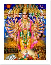 The compassion of Krishna Art Print 3108913