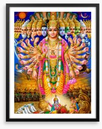 The compassion of Krishna Framed Art Print 3108913