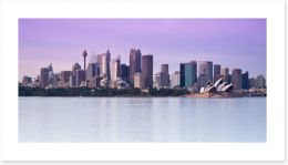 Sydney harbour skyline at twilight Art Print 31173599