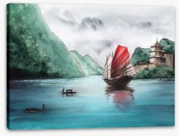 Chinese Art Stretched Canvas 314045220