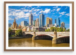 Melbourne Framed Art Print 314208142