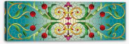 Stained Glass Stretched Canvas 314805946