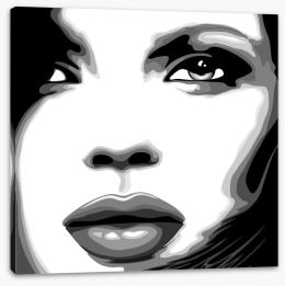 Monochrome beauty Stretched Canvas 31615587