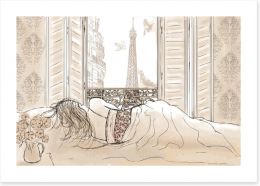 Dreaming of Paris Art Print 31784767