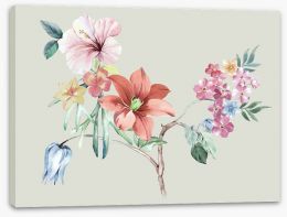 Floral Stretched Canvas 320688448