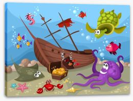 Under The Sea Stretched Canvas 32069202