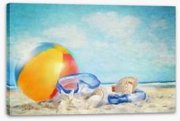 Beaches Stretched Canvas 32105635