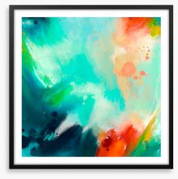 Hot and cold Framed Art Print 321815715