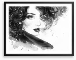Black and White Framed Art Print 323672855