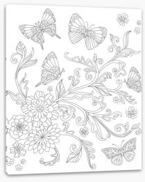 Colour Your Own Stretched Canvas 323963101