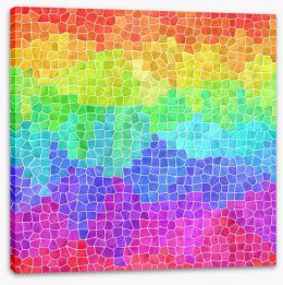 Mosaic Stretched Canvas 327928046