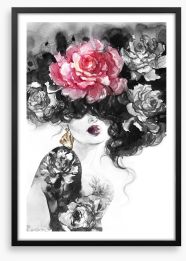 Just call me Rose Framed Art Print 328002586