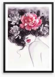 Rose by name Framed Art Print 328002622