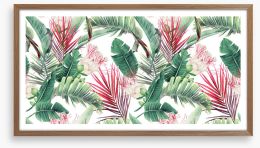 Fuchsia foliage Framed Art Print 332177257